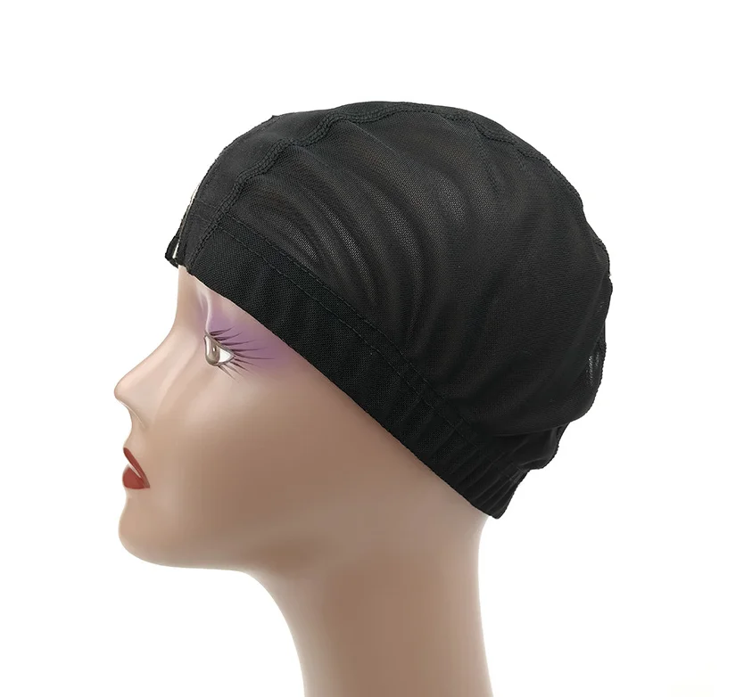 U Part Wig Cap Thick Dome Cap Wig Mesh Elasticity Swimming Hairnet Style Mesh Wig Cap