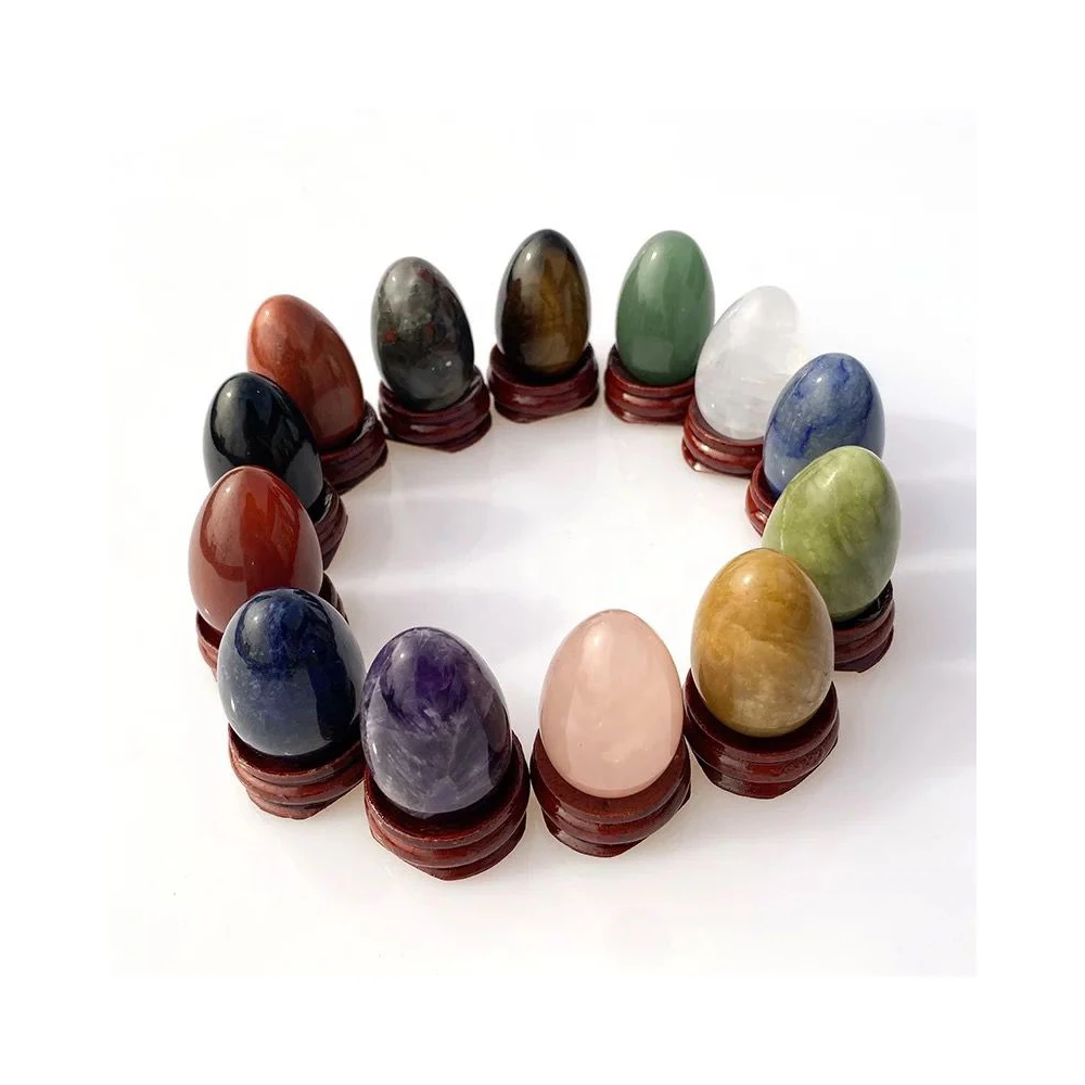 Hot sell cheap price Healing Rock Quartz Crystal Yoni Eggs Natural Jade Eggs for healing