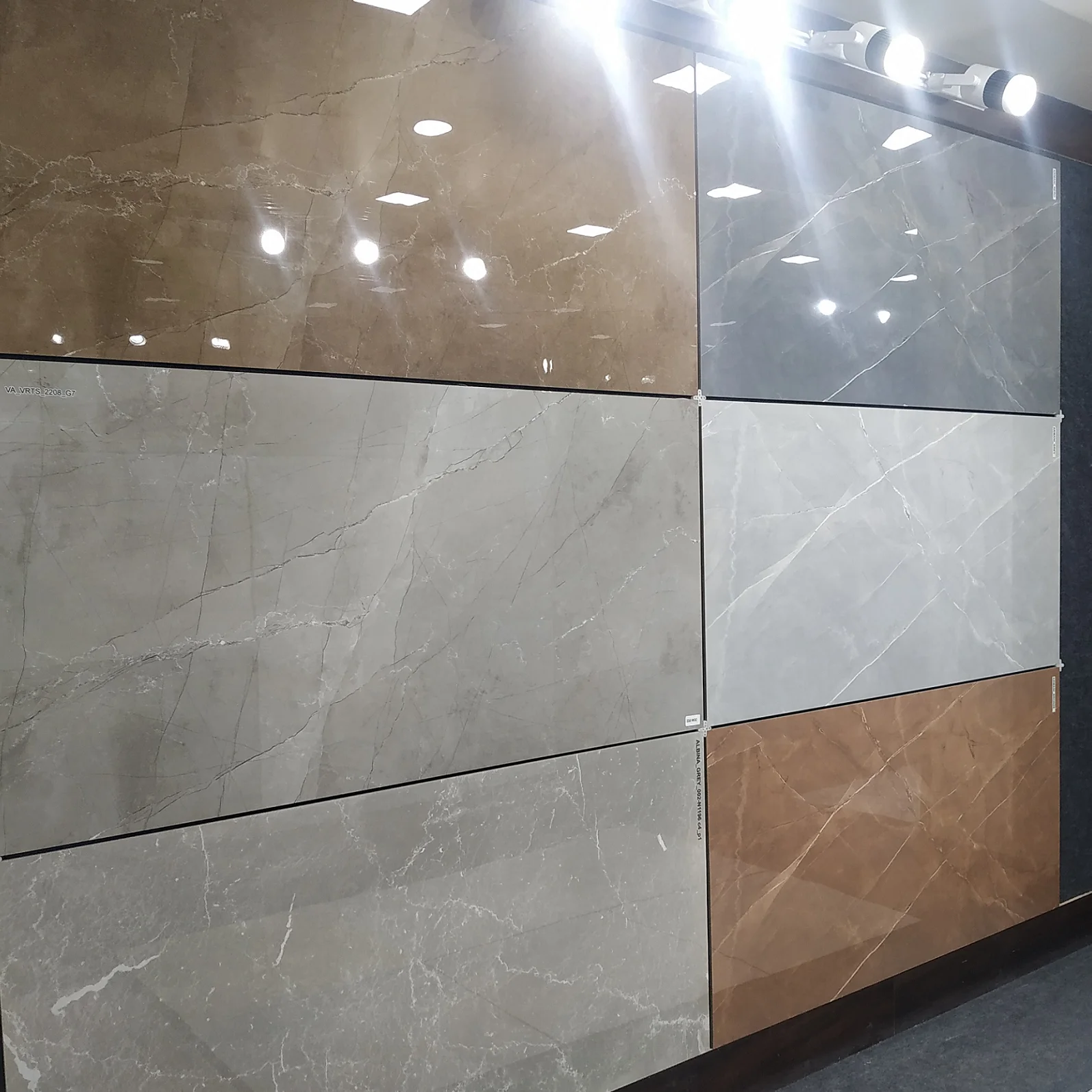 Белая мраморная плитка 600x1200 из глазурованного фарфора с полированной/матовой отделкой а также керамическая различных размеров