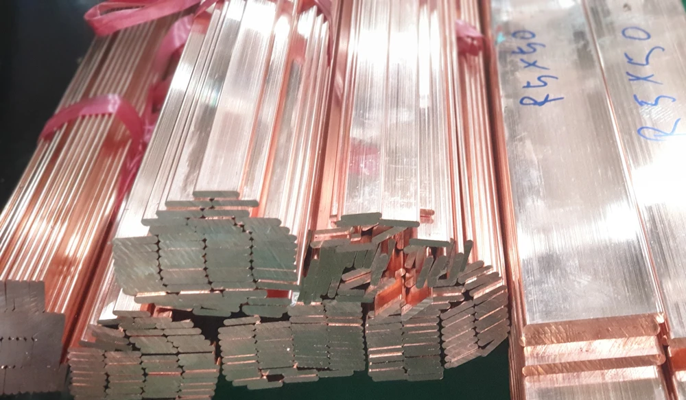 C11000, C1100 Pure Rod Busbar Copper Full Round Copper Busbar