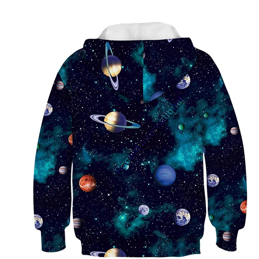 New Custom design full printing logo polyester blank kids sublimation hoodies