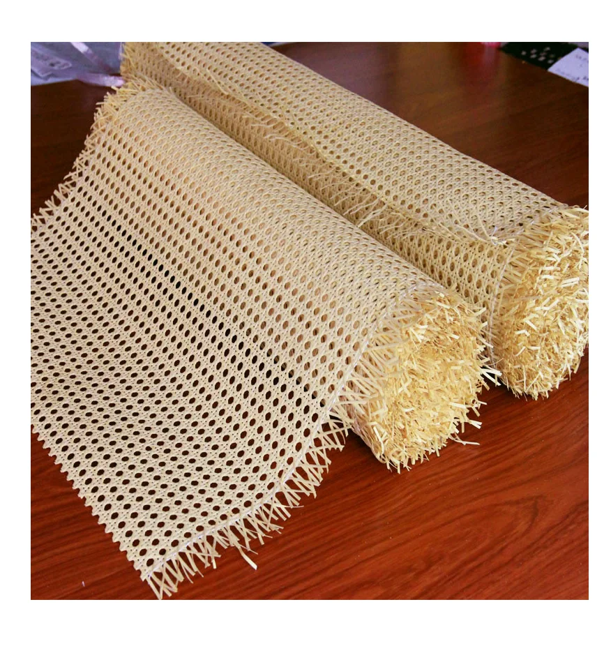 Natural Rattan webbing roll / Mesh Rattan Cane Webbing With High Quality