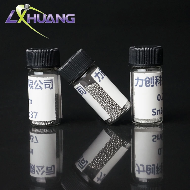 
High Frequency Communications Equipments Bga Solder Ball 63/37 Size For Micro Welding Mobile Phone Using Soldering Ball SAC305 