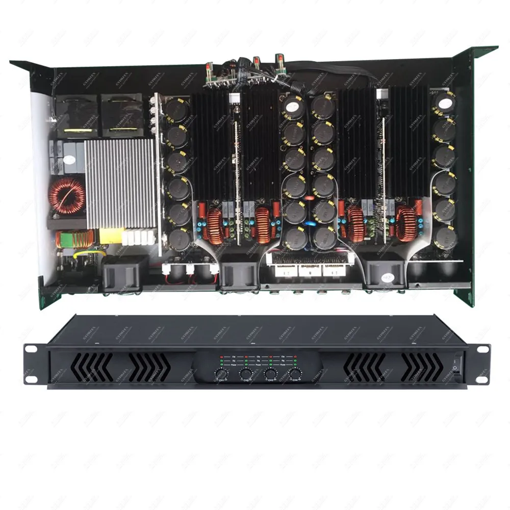 D100 Upgraded Karaoke 4 Channel switching power amp professional audio switch power amplifiers DIGITAL AMPLIFIER