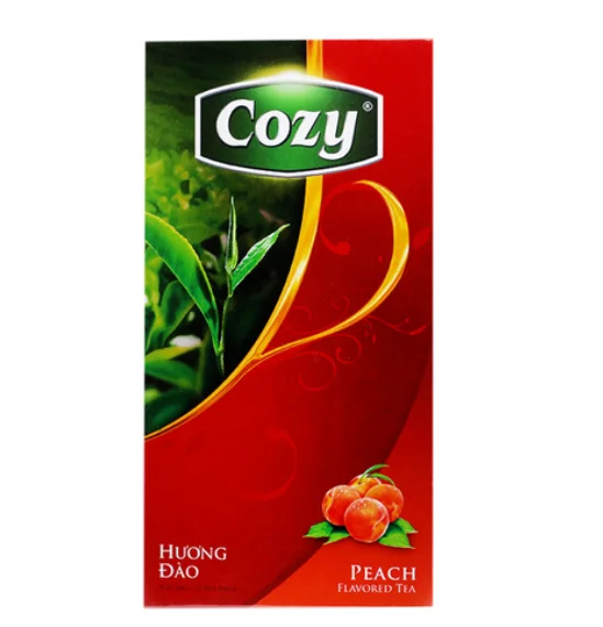 High Quality 100% Natural Peach Flavor Tea 50gr Made in Viet Nam