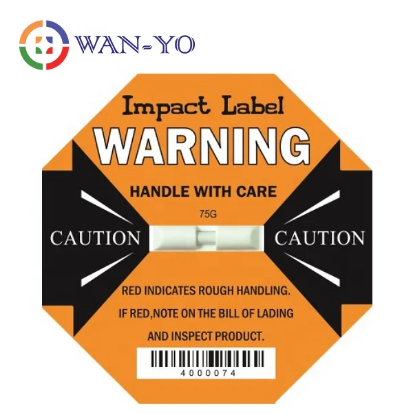 Gforce Damage Detector Shipping Labels : Monitor Shipments with Impact Labels By WAN-YO