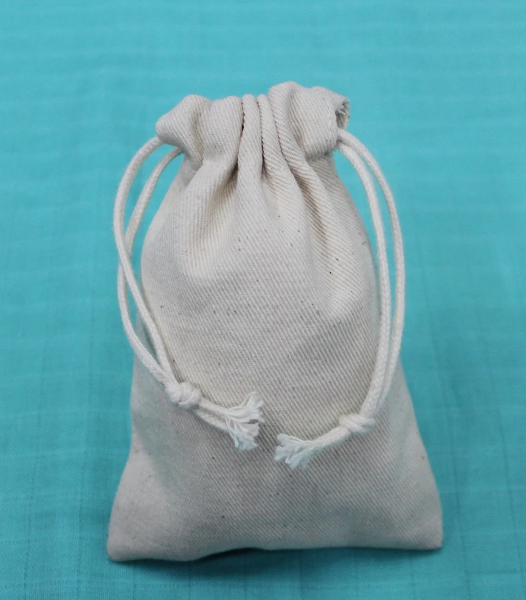 
Grs Recycled Cotton Pouch Bag 