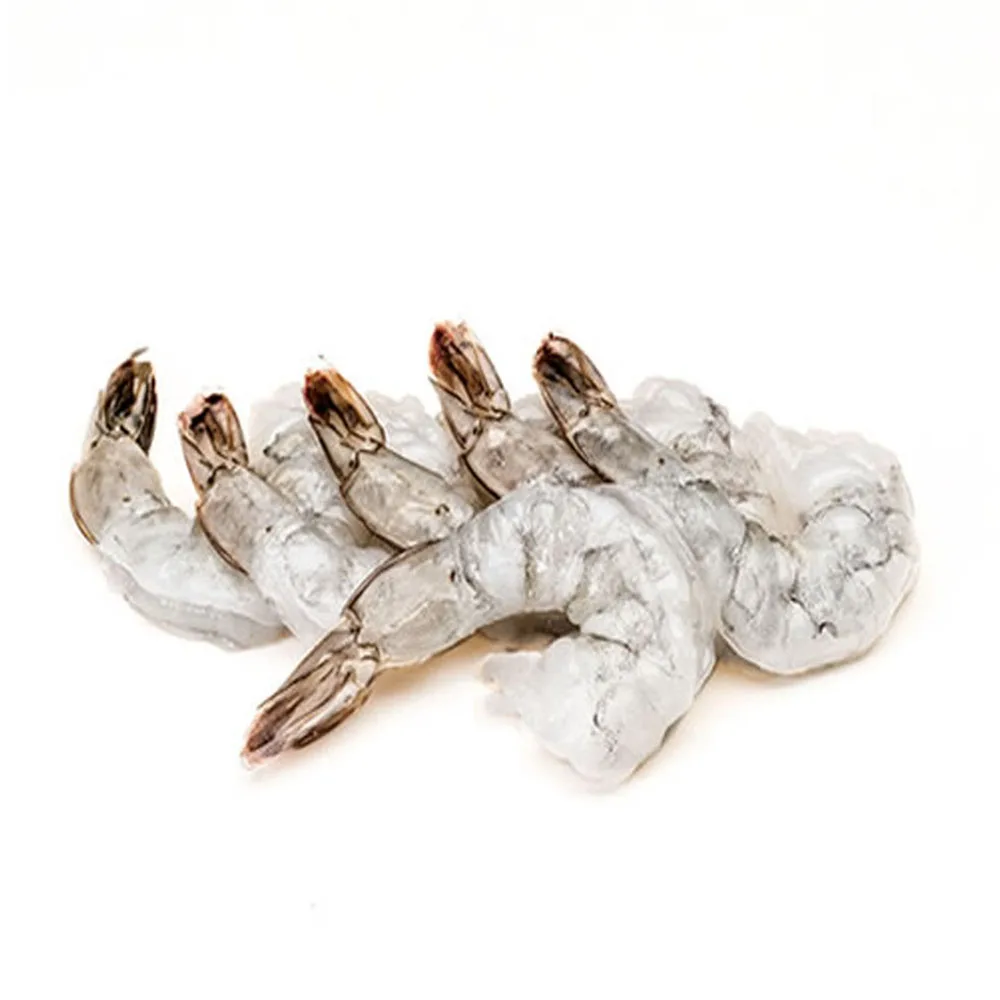 
CenSea Raw Peeled and Deveined Tail-Off Farm Raised Vannamei White Shrimps 16 - 20 Pcs Per Lb 