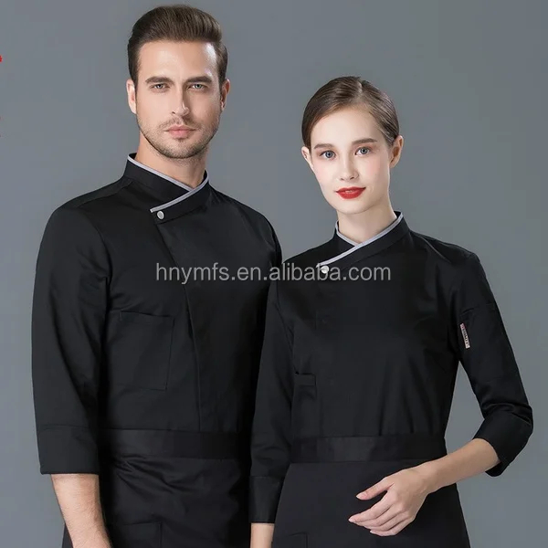 
65% Polyester 35% Cotton Soft Chef Garment Jacket Chef Cook Uniform Chef Uniforms for Food Industry 