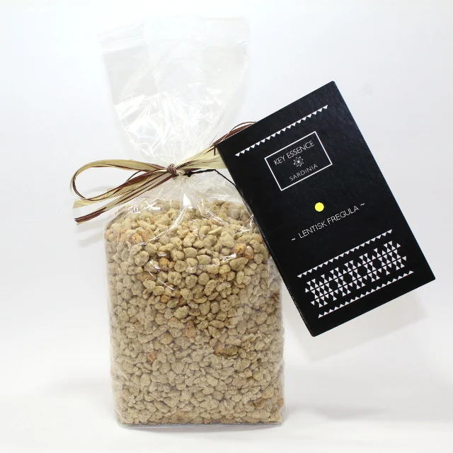 Топ итальянской кустарниковой макароны freglula с сардинской холодноэкстрактной линзовой мукой в упаковке 400 г