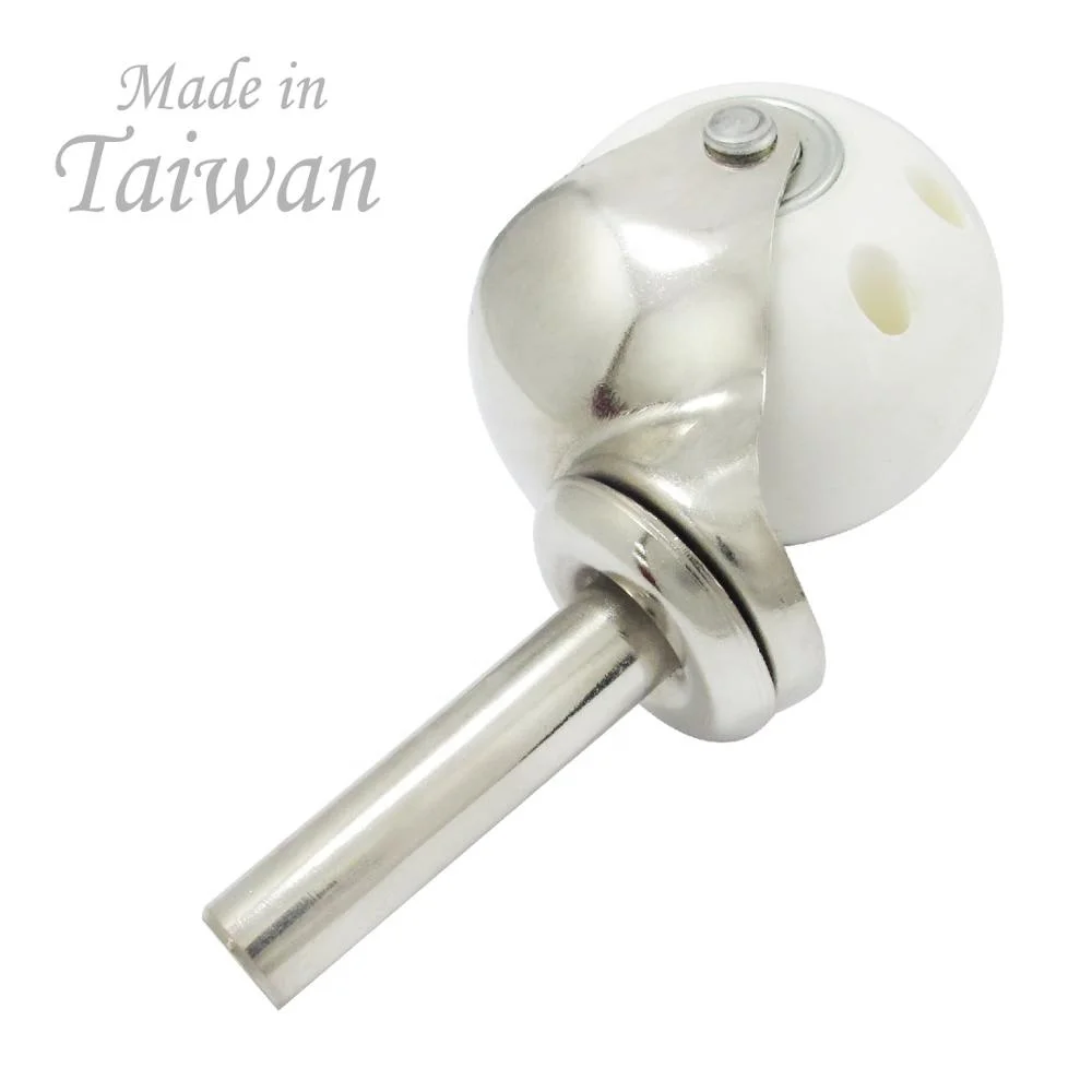 CCE Caster 58mm PP White Ball Bearings Furniture Rollers Wheels