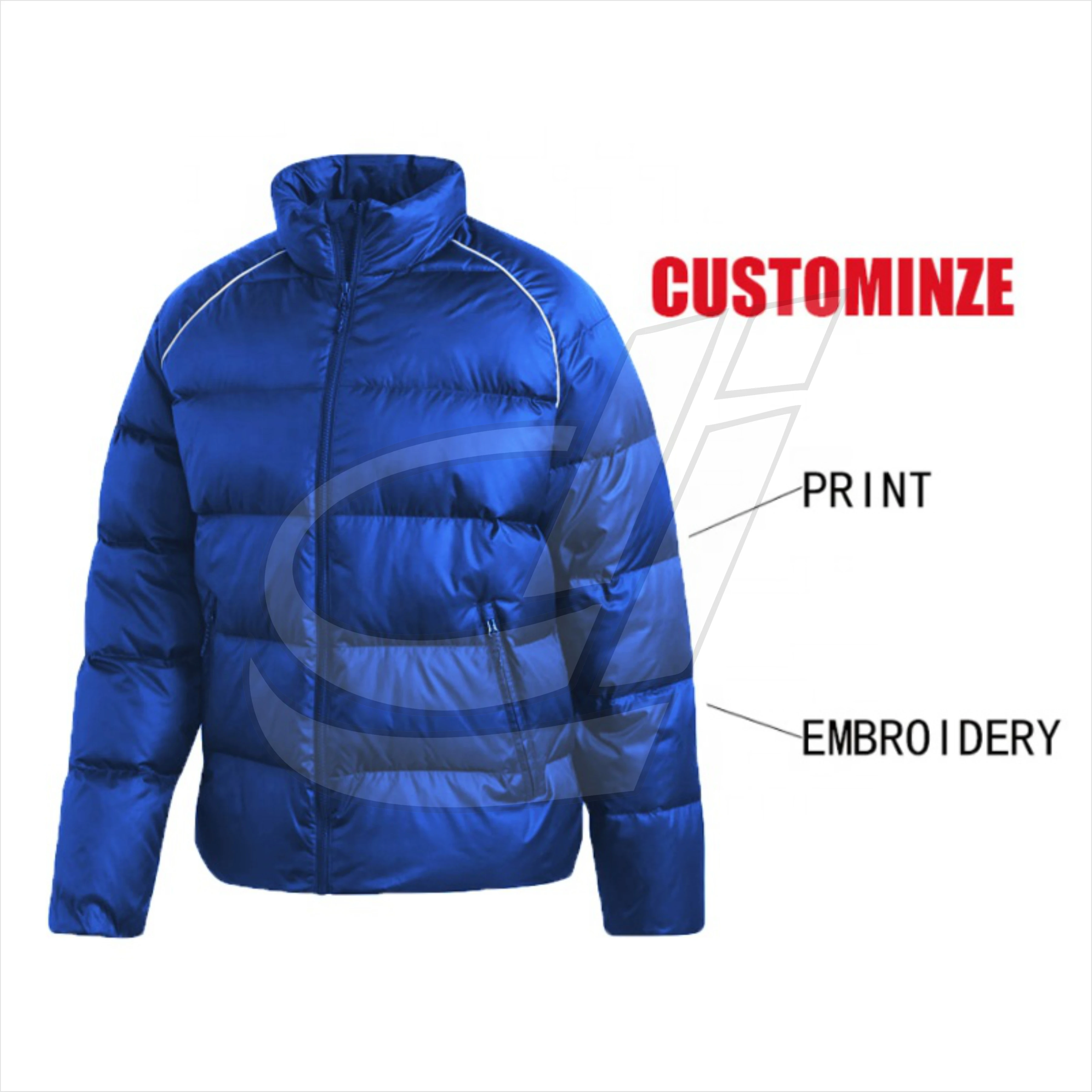 Cold weather winter red bubble puffer coat men crane down jackets