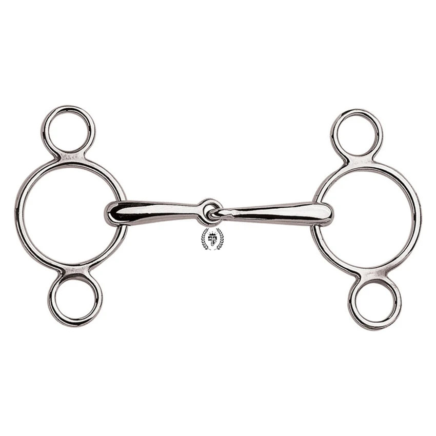 2021 Loose Ring Demi Any Mouth w/universal Cheek Snaffle Horse Universal Bits Horse Driving Bit