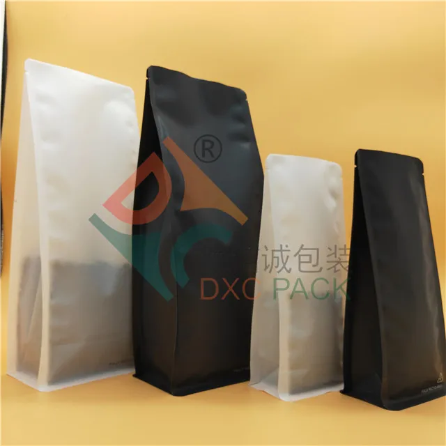 
250g green recyclable mono PE coffee bag with valve 