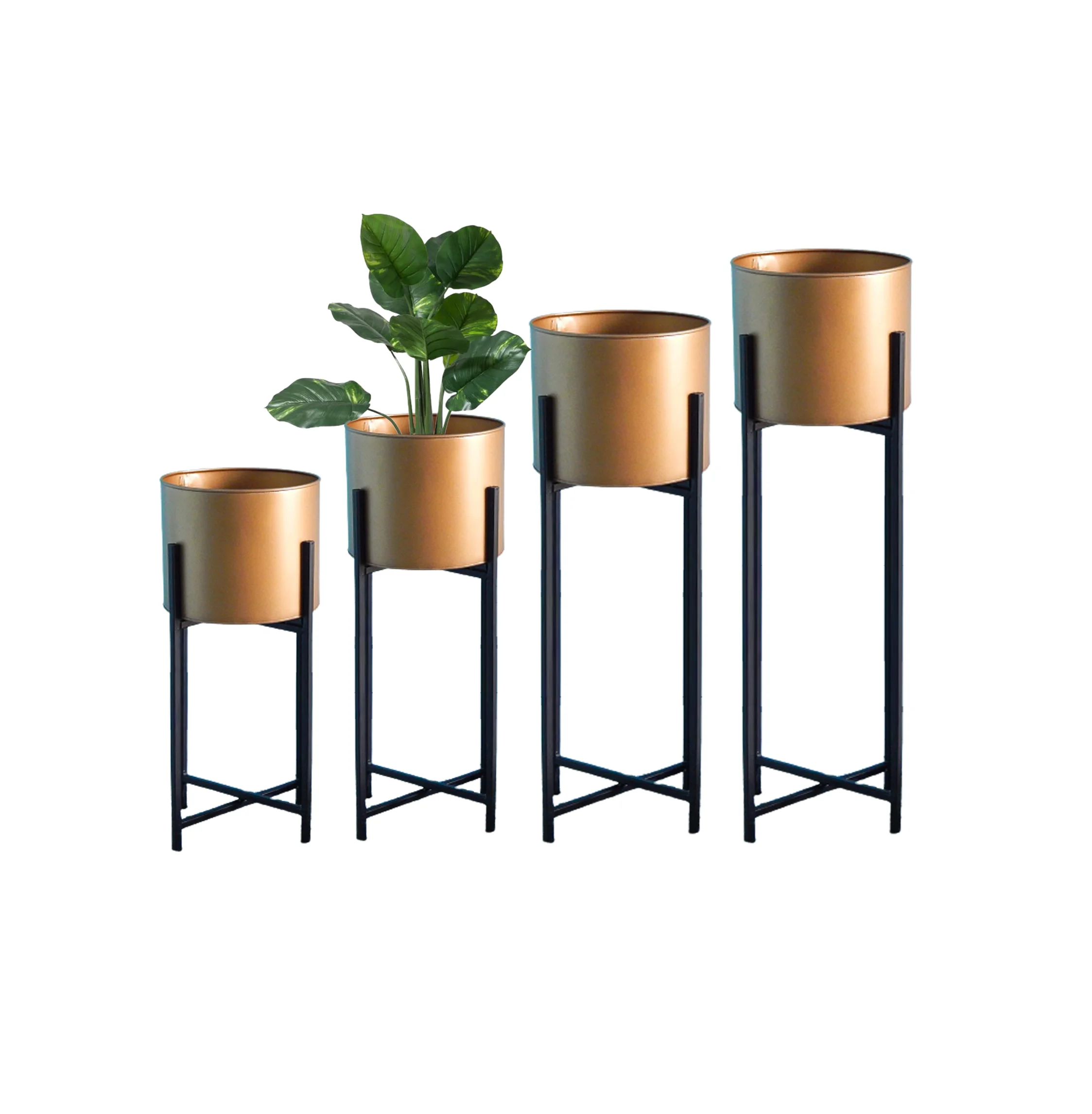 Square Cylinder Simple Style Glaze Flowerpot Garden Cheap Flower Pot Plant Pots Bonsai Pots Maceta Yixing Purple Green Picture