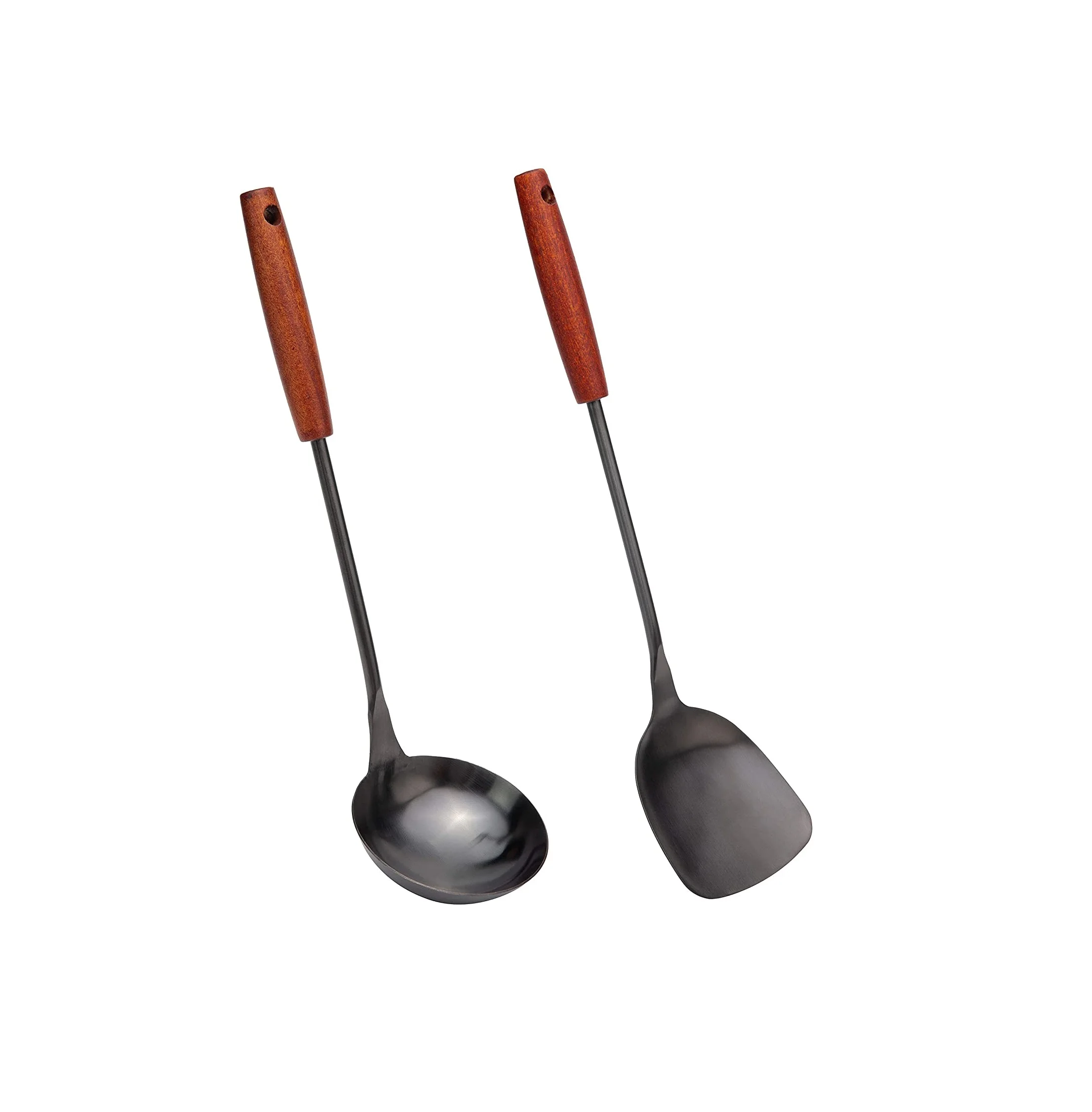 New Ladle Flatware Kitchen Accessories Cooking Tools Kitchen Utensils Kitchenware Ladle  Wooden Handles Hot Selling
