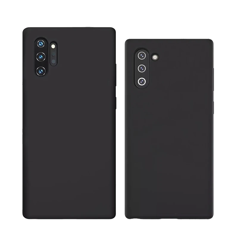 Universal Liquid Silicone Ultra Slim Phone Case for Samsung Galaxy Note 10 Plus Phone Case Anti-scratch Cell Phone Case