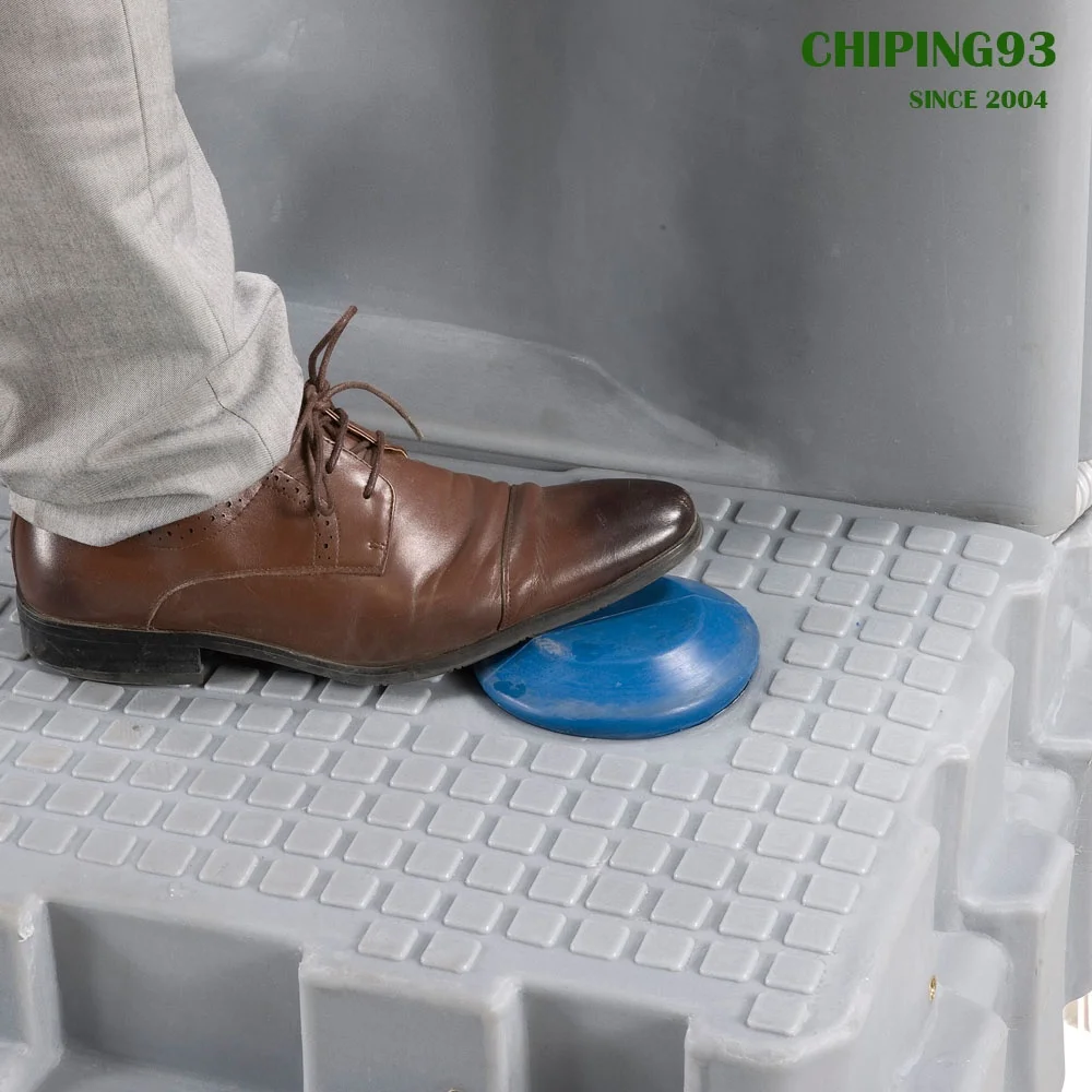 Brand new portable toilet seat and foot flush pump