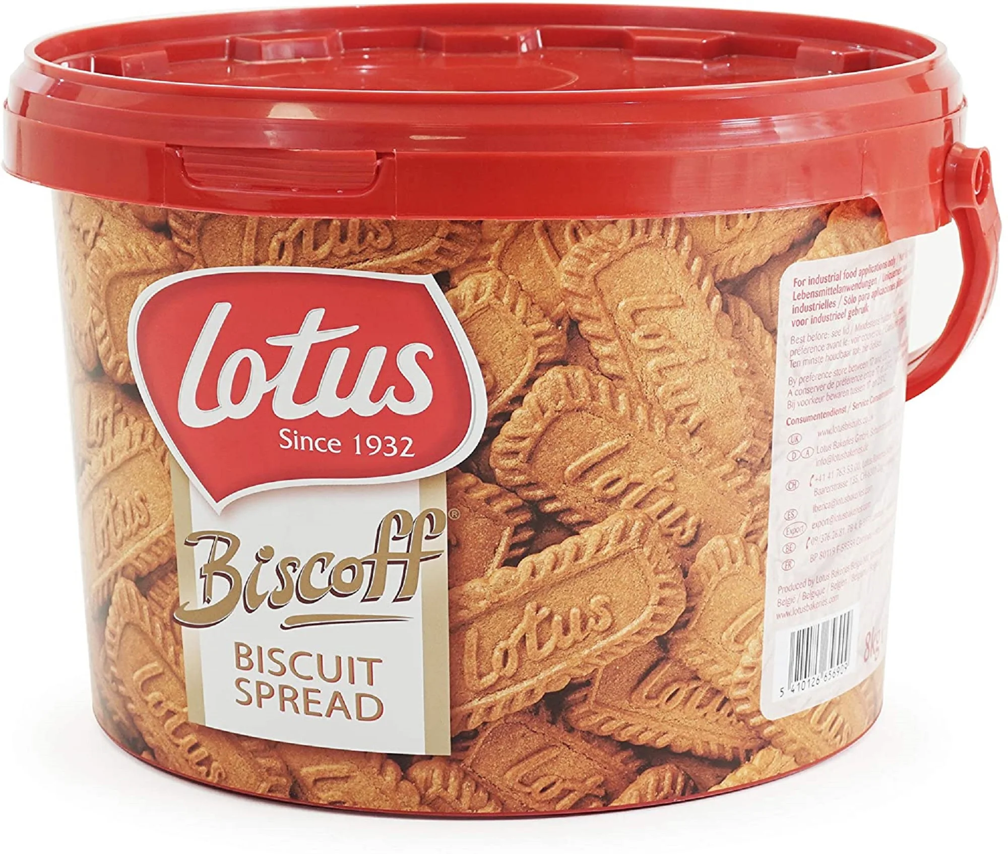 Lotus Biscoff - European Biscuit Cookies - (300 X 6.25g Count) - Individually Wrapped - non GMO