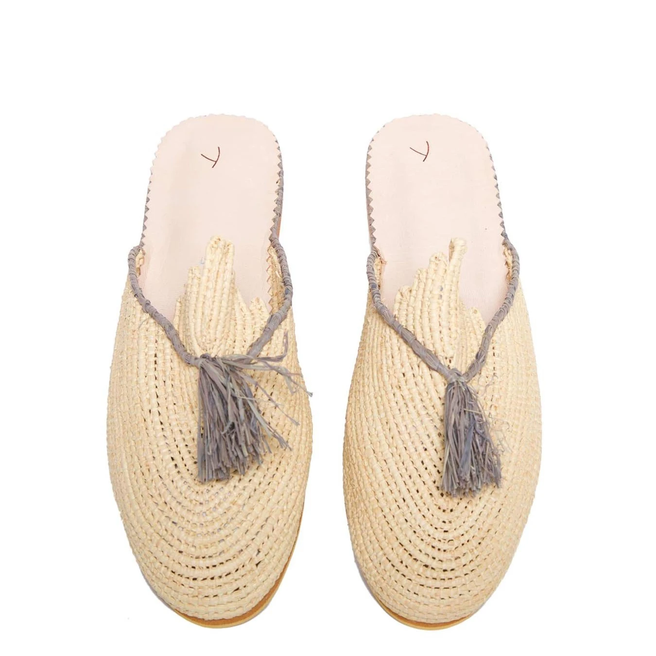 Женские ботинки из рафии, богемные ботинки из натуральной рафии, рождественский подарок, мюли, марокканская обувь