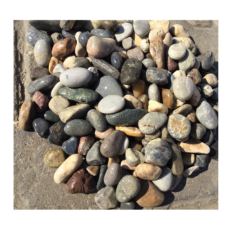 Landscape Decoration Driveway Pebble River Stone Wholesale Custom Cheap Various Size Natural Rain Flower Cobbles & Pebbles Hotel
