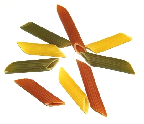 Top Quality 100% Italian Dry pasta 500g Penne Tricolore in bag Durum Wheat semolina Pasta for Cooking