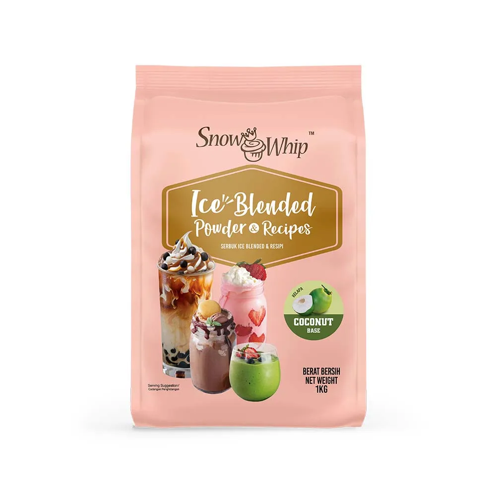 Snow Whip Halal Coconut Flavor Milk Shake Frappe Powder Powder From Malaysia