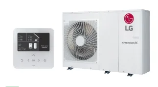 LG HMR051MR U44 monoblock air to water heat pump 5,5 kW