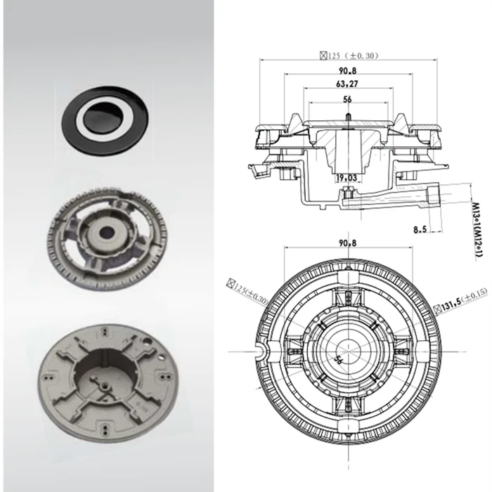 
 Заводские запчасти для газовых горелок sabaf lpg  