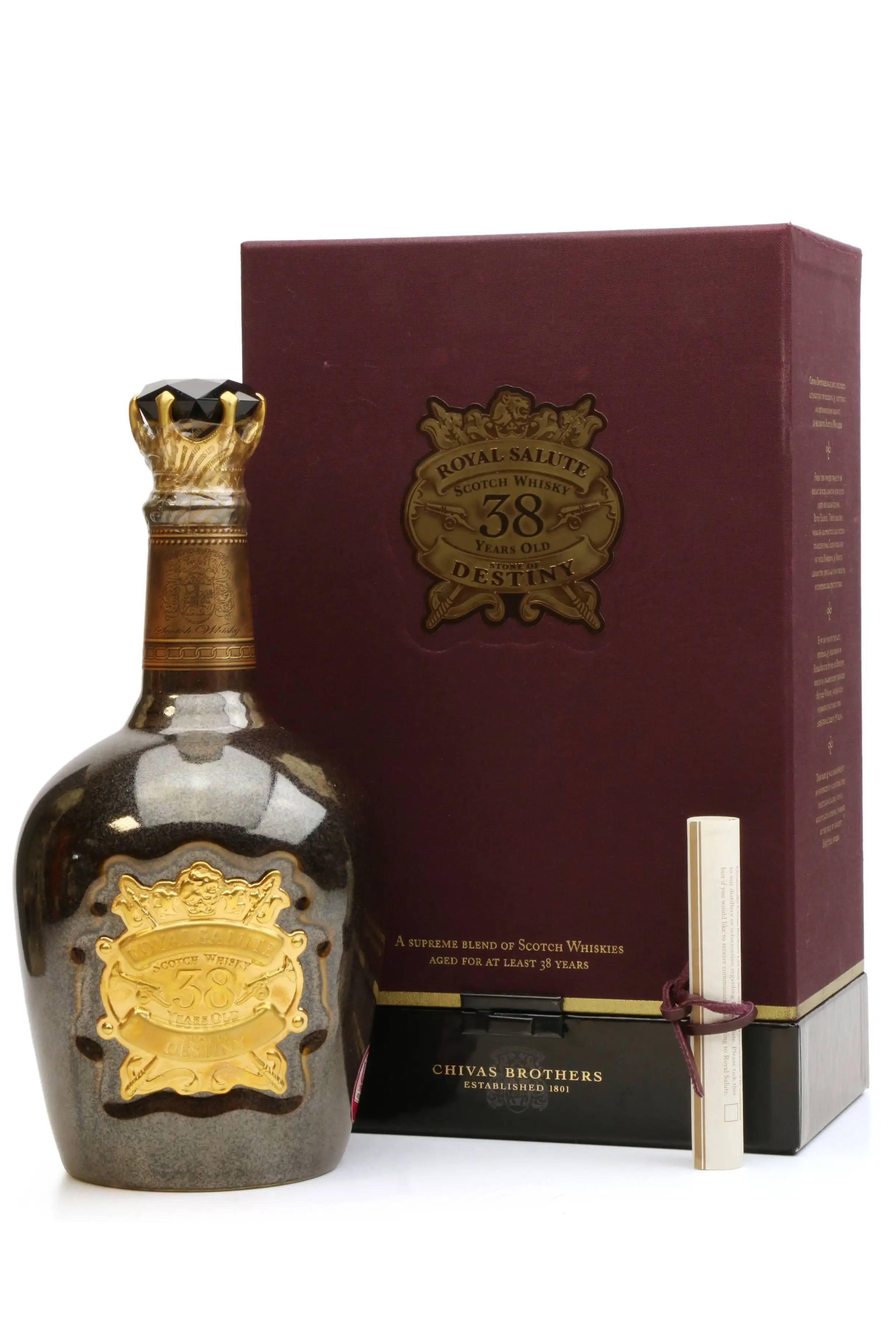 
Distilled 38 Years Silken Extremely Elegant Texture Single Malt Whisky Flavours with 40% Alcohol 