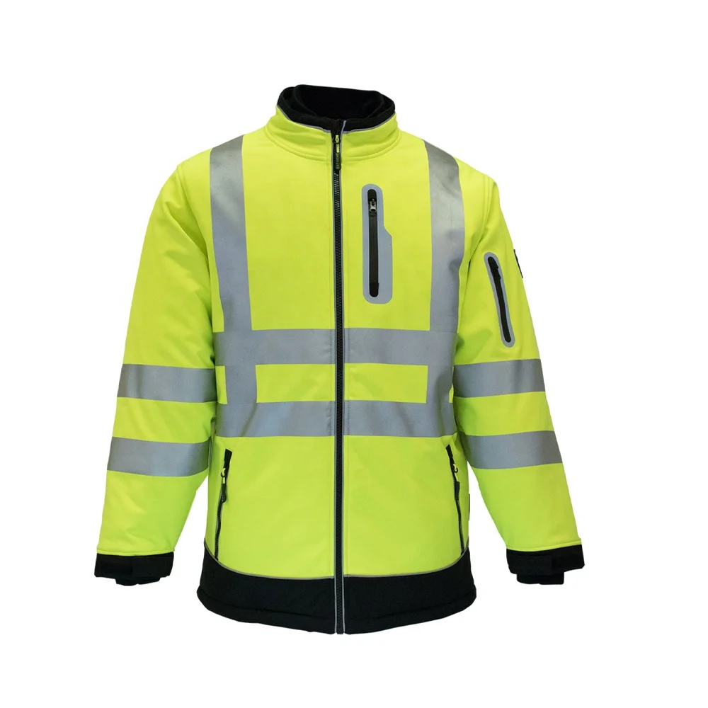 Hi Vis Jacket Raincoat Rain Jacket Waterproof Safety Clothing for Protection