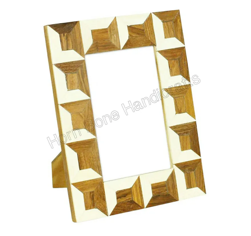 High Quality Modern Antique Natural Bone Inlay Molding Picture Frame with Photo Album for Home Decoration Custom Picture Frame