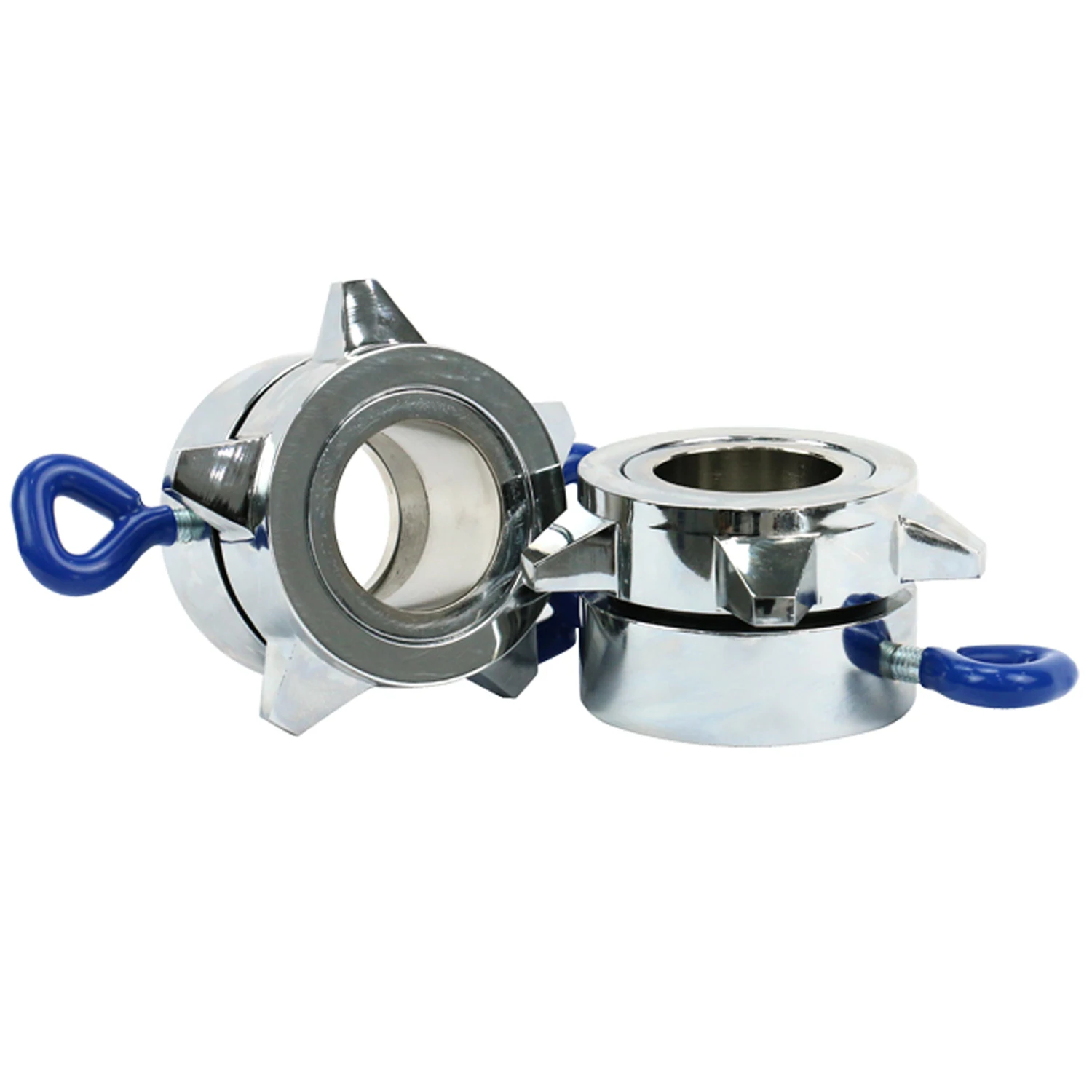 
50mm Competition Weight Lifting Threaded Clamp Custom Barbell Lock Jaw Collar 