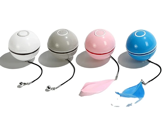 LED Magic Automatic Rolling Interactive Wicked Ball Chew robotic cat toy Roller Activation Electronic Pet Cat Smart toys