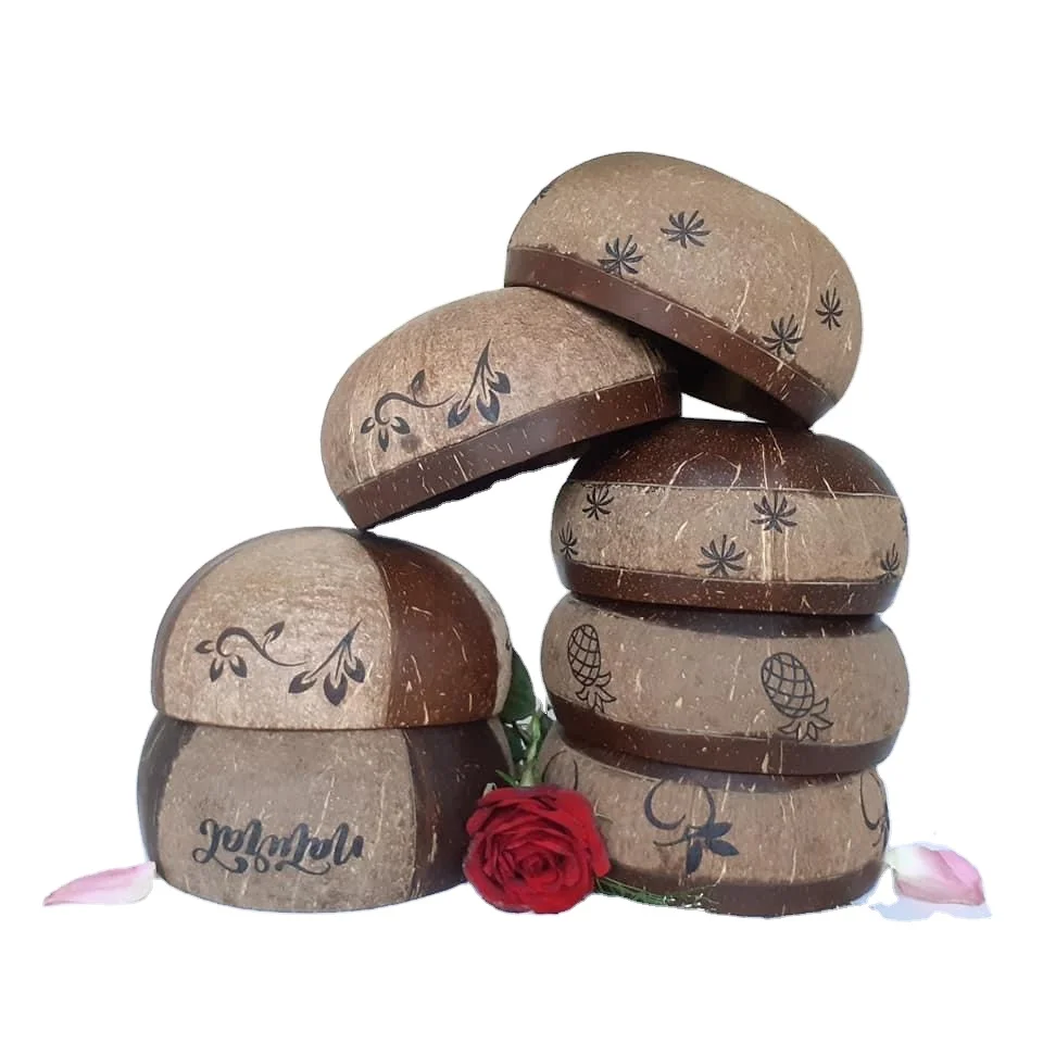 Wholesale Handmade Eco-friendly Beatiful COCONUT BOWL Made in Viet Nam