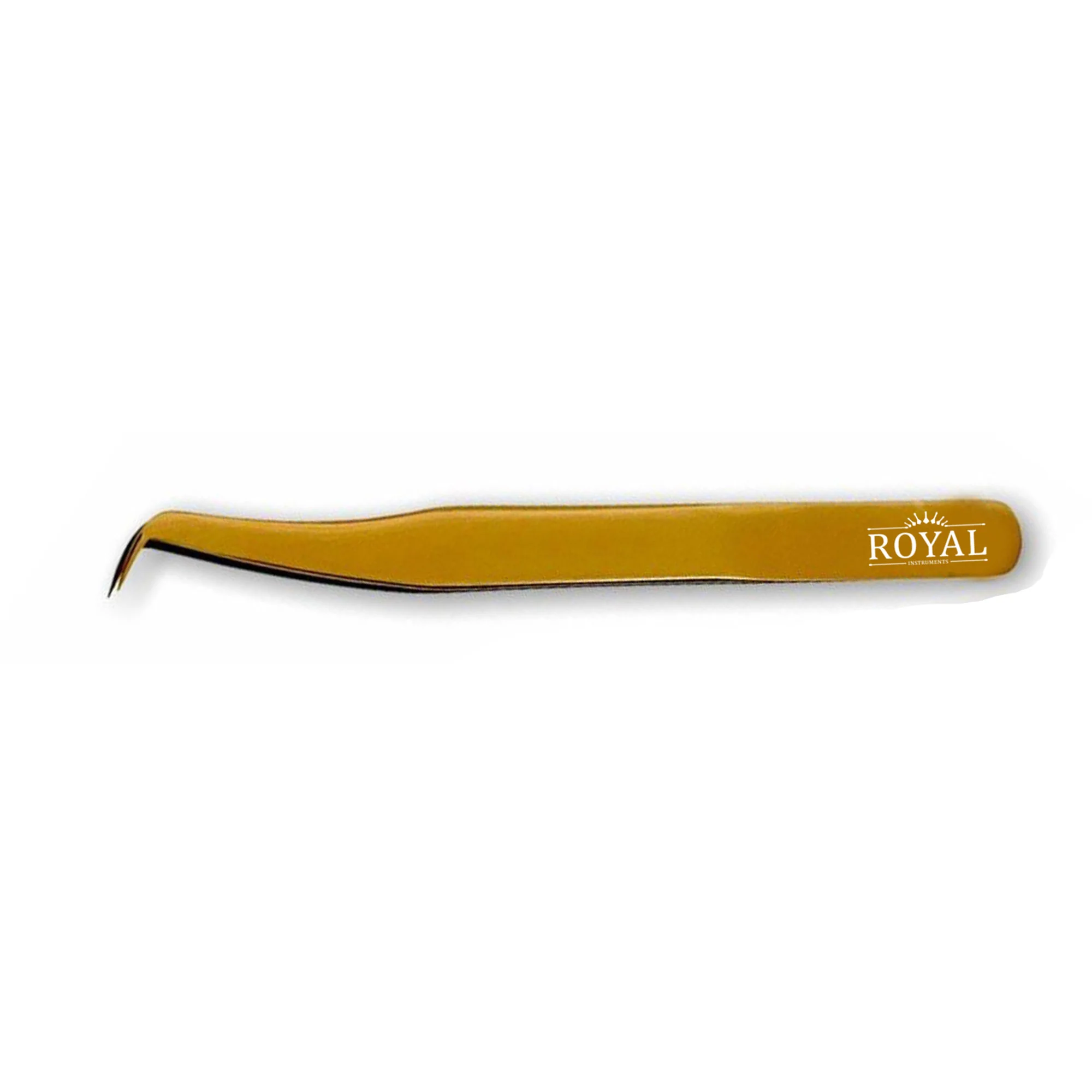 Volume Curved Rounded Tweezers Eye lashes Removing Tweezers Professional Beauty Instruments Chocolate Color