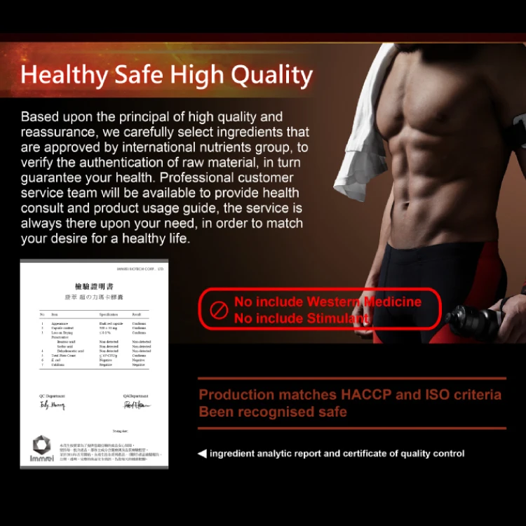 Taiwan Iso Maca Extract Increase Male Confidence Hot Sex Time Capsule