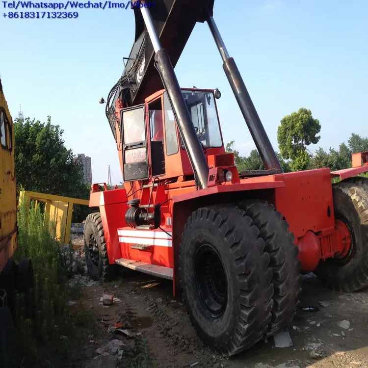  Оригинальный Подержанный штабелер Kalmar на 45 тонн DRD450 контейнер-штабелер для