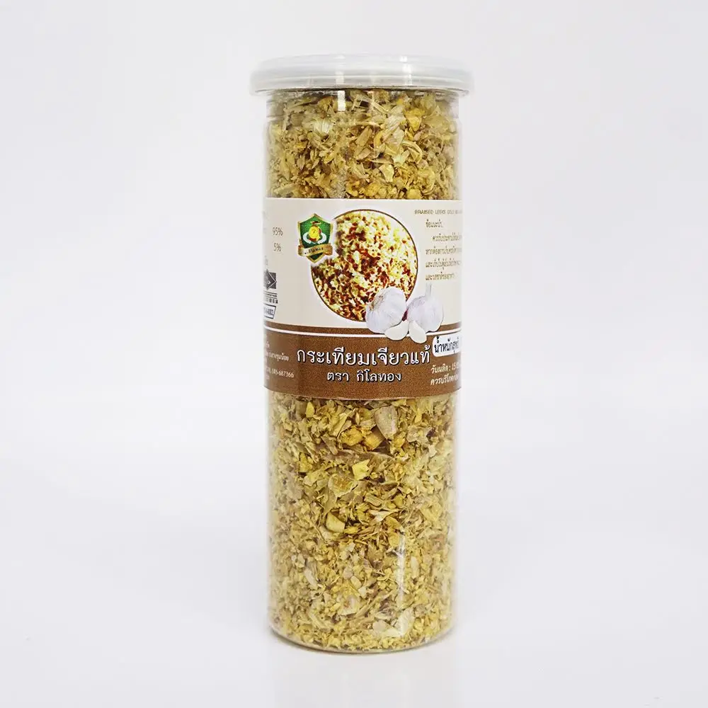 Premium Fried Garlic in Bottle - Fried Garlic Granules and Fried Garlic Flakes from Thailand