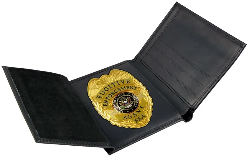 Wholesale Leather Badge Holder Cases ID Card Case Badge Holder Wallet