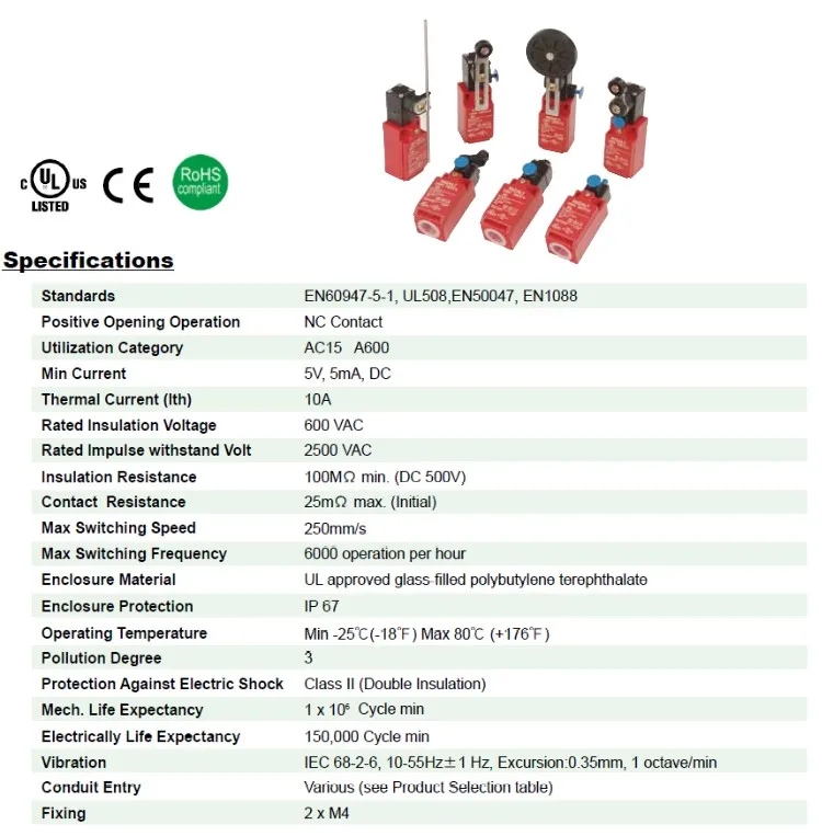 Safety Limit Switch-EDR-1