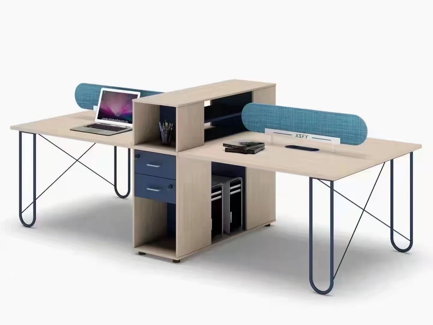 Open Modular modern Workstation Workbench Office Furniture Bench work station rectangular desks and workstations for offices