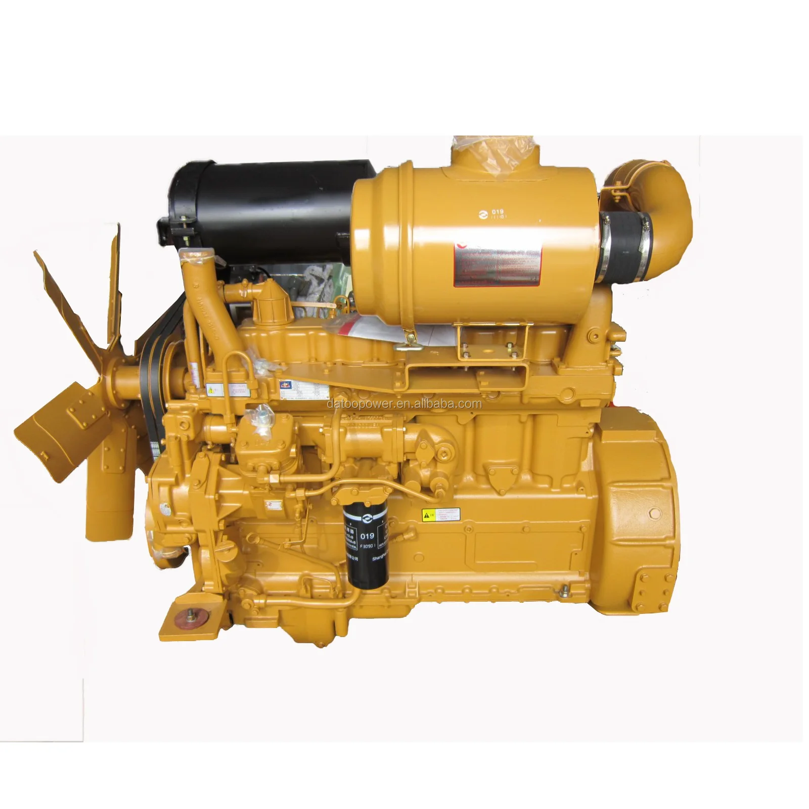 162kw 220hp 2200rpm C6121ZG50 Shanghai Dongfeng Diesel Engine cat c6121 engine for wheel loader