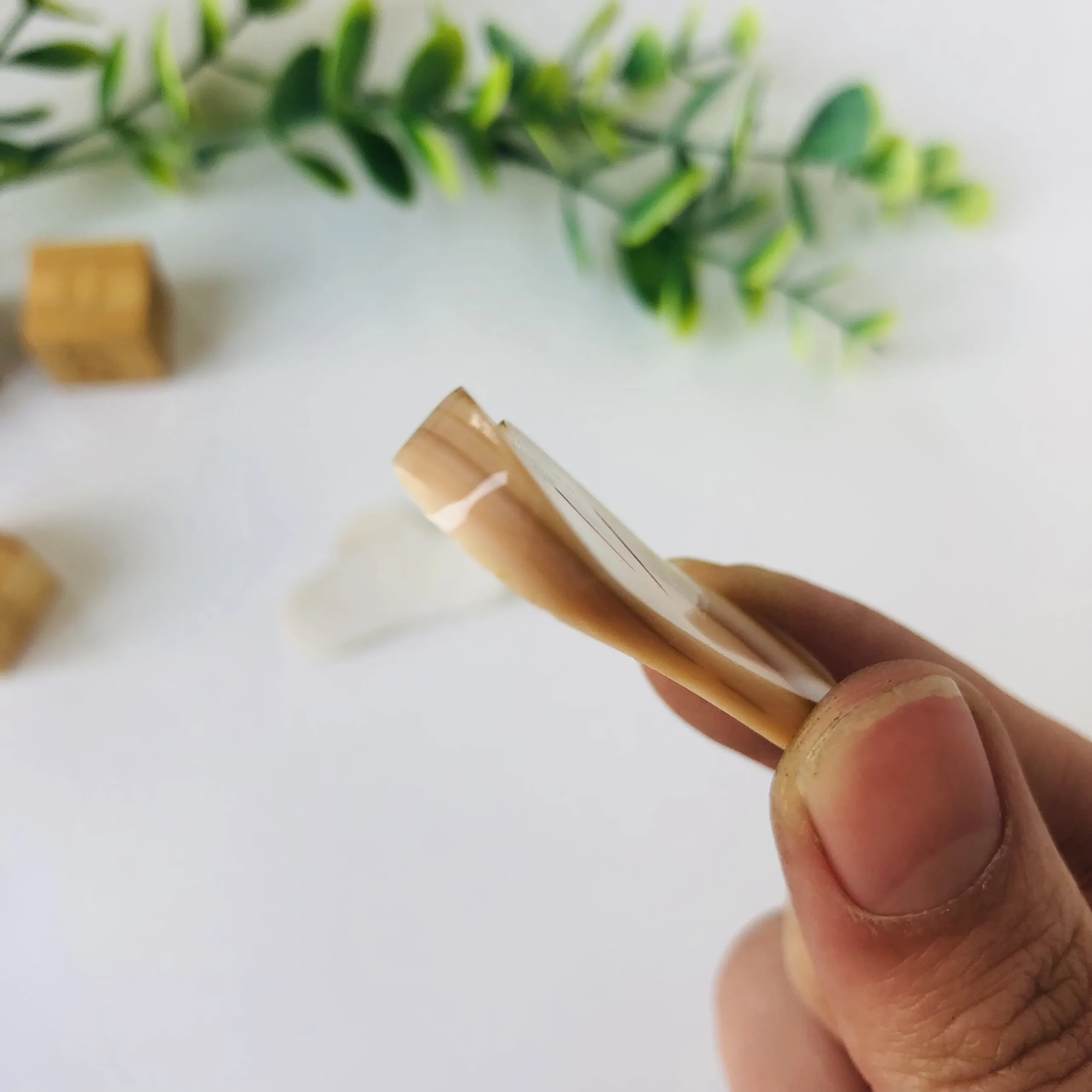 Natural Mother of Pearl Chopsticks Holder Leaf Shape Knife Stand Spoon Rest Japanese Frame Art Craft Dinner Kitchen Tableware