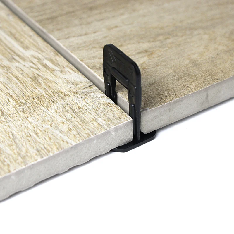 
Floor tile leveling clips and wedges 