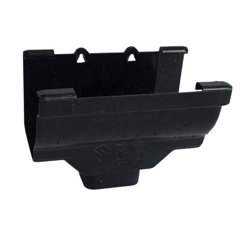 Chinese Price Rainwater Gutter Drop Outlet Grey/Black/White UPVC Downspout System