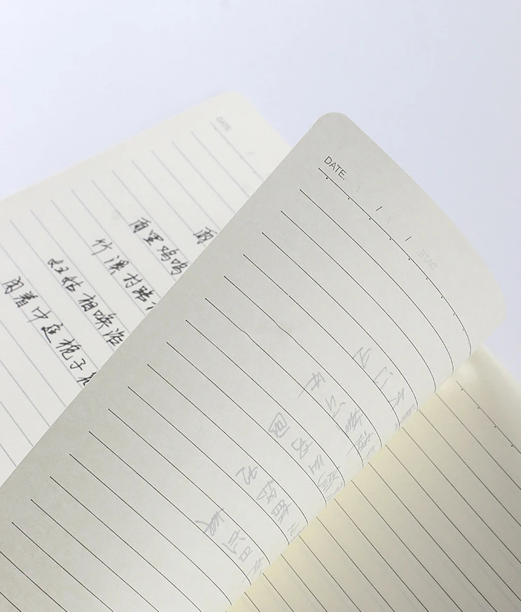 A5 coil notebook NP-030054 Simple and portable thickened material horizontal line format 3 styles shipped randomly