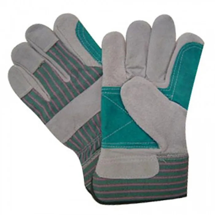 Best Quality Manufacturer Cowhide Working Mittens Hands Protective Industrial Leather Gloves from Pakistan