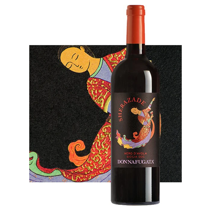 Итальянское высококачественное красное вино Sherazade Nero de avola Sicilia DOC Donnafugata 75 cl