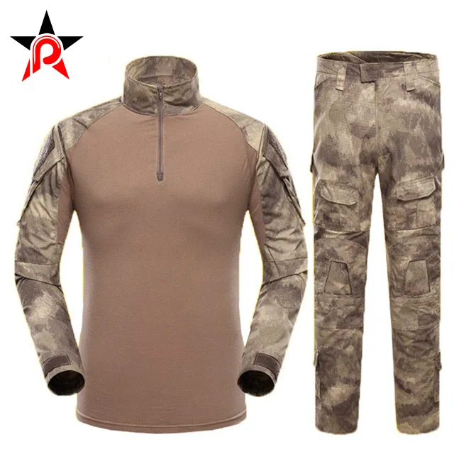Тренировочный наряд с длинными рукавами Боевая Военная форма тактическая